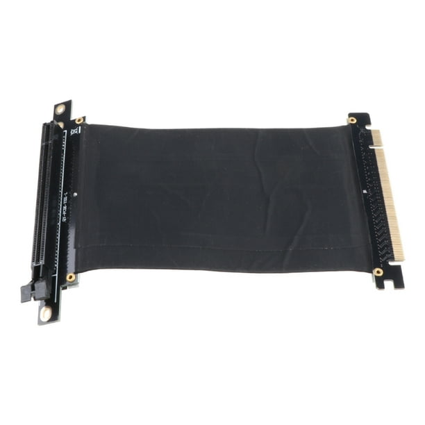 YUYUQ PCI Express PCI-e3.0 16x Flexible Cable Card Extension Port Adapter High Speed Riser Card Graphics Cards Connector Cable L 